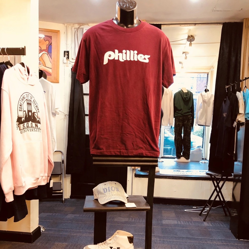 2-1 Phillies Graphic Tee - light blue & Maroon Short Sleeve Shirts - Picture 5 of 5